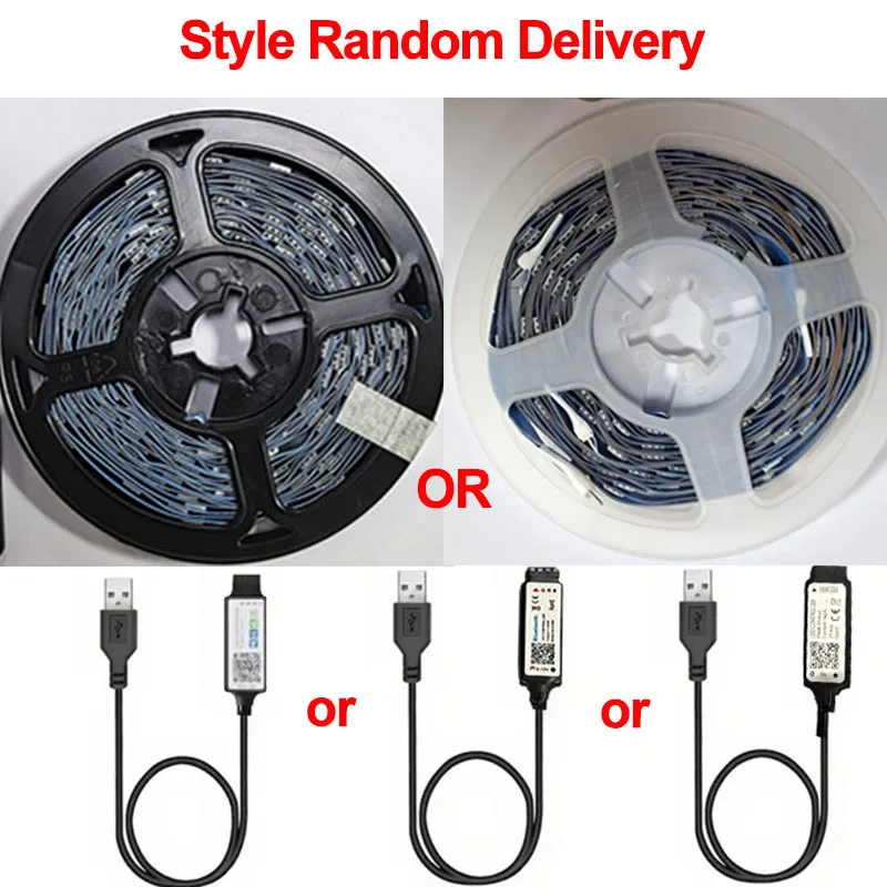 Smart LED Strip Verlichting 5050 RGB Bluetooth APP Afstandsbediening USB 5 V Led Tape Diode Flexibele Lint Lamp Kerst kamer Decor - Image 6