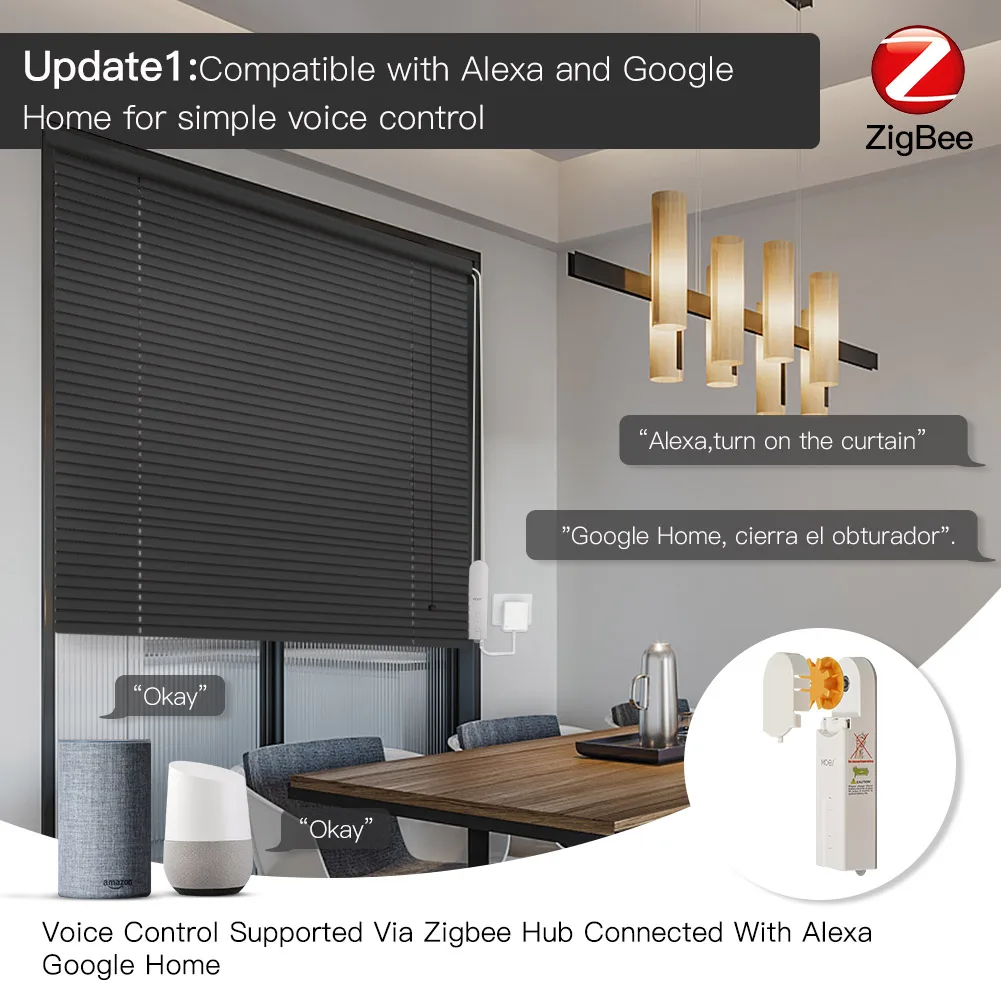 Zigbee Smart Diy Gemotoriseerde Rolgordijnen/Zonneschermen Rijden Motor Hub Tuya Smart Life App Alexa Google Home Voice Control - Image 2