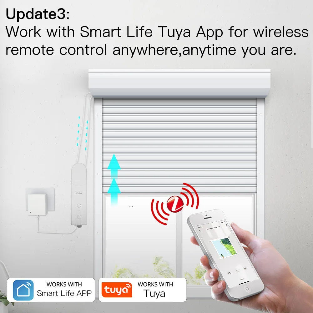 Zigbee Smart Diy Gemotoriseerde Rolgordijnen/Zonneschermen Rijden Motor Hub Tuya Smart Life App Alexa Google Home Voice Control - Image 4