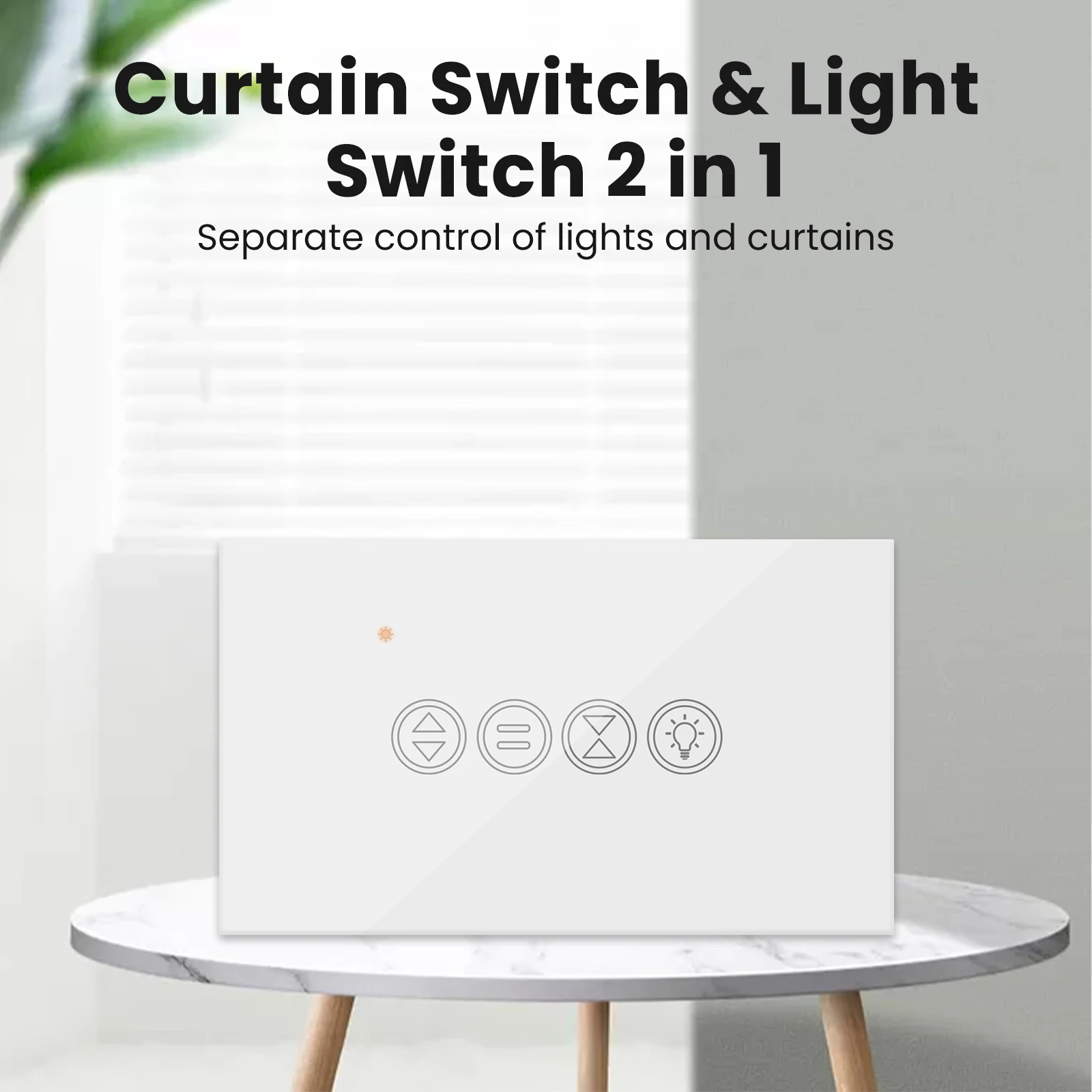 LoraTap Tuya Smart Rolluik Lichtschakelaar Google Assistant & Alexa Compatibele afstandsbediening Timerfunctie voor Smart Home - Image 2