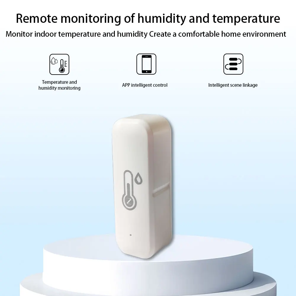 Ewelink Zigbee Temperatuur en Vochtigheid Smart Home Thermometer Hygrometer APP Alarm op afstand Werk met Alexa Google Home 2025Nieuw - Image 3