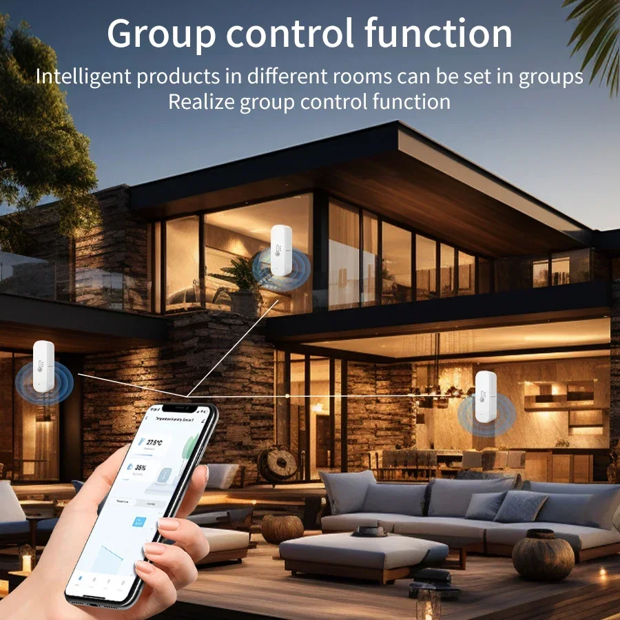 Tuya Smart Temperatuur-vochtigheidssensor Zigbee 3.0 Indoor Home Hygrometer Thermometer App Remote Monitor Werk met Alexa Google - Image 5