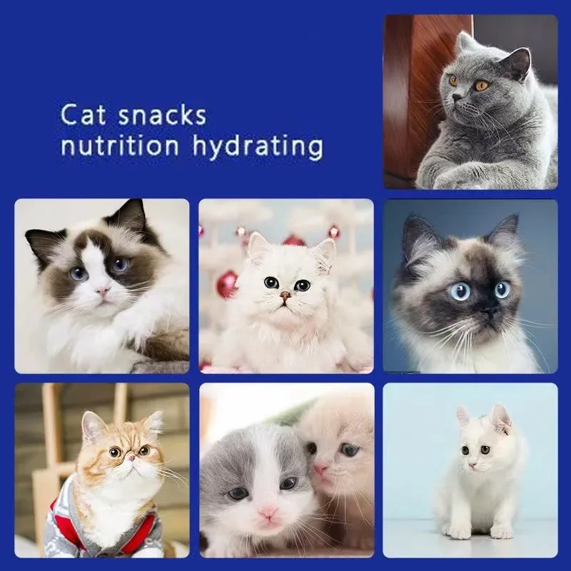 30 Strips Pet Snacks Cat Strips Young Cat Wet Food Pack Nutrition Chicken Cod Salmon Formula Mixed Flavor Cat Liquid Snacks - Image 4
