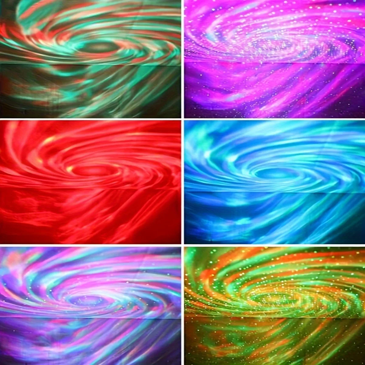 Northern Lights Sterrenhemelprojector LED-nachtlampje met afstandsbediening USB Een verscheidenheid aan stijlen voor thuis Slaapkamer Feestdecoratie - Image 3
