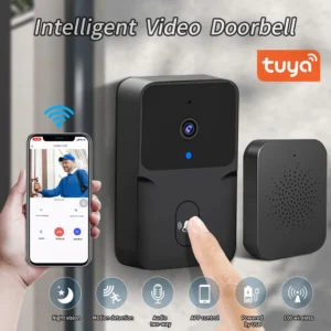 Tuya Smart Wifi Video Draadloze Deurbel Met Hd Camera Infrarood Nachtzicht Intercom Home Smart Welcome Camera Deurbel