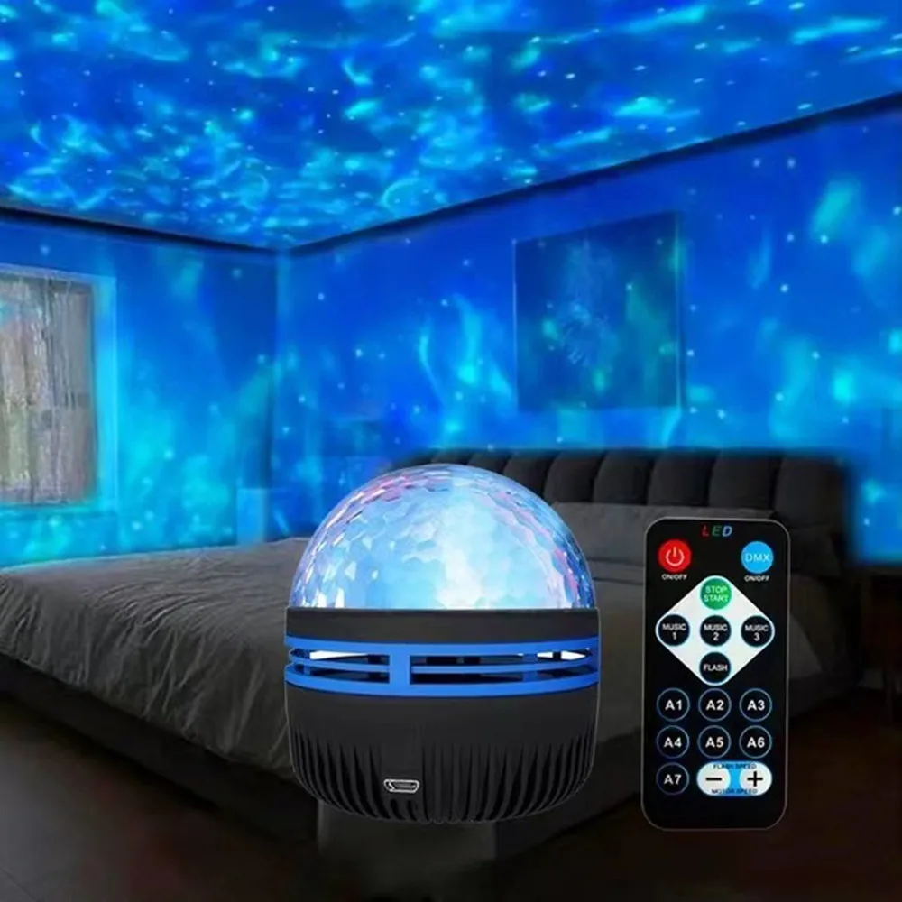 Northern Lights Sterrenhemelprojector LED-nachtlampje met afstandsbediening USB Een verscheidenheid aan stijlen voor thuis Slaapkamer Feestdecoratie - Image 2