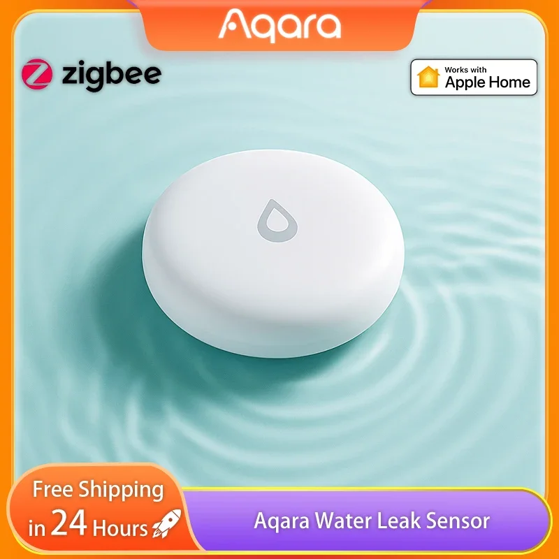 Aqara Waterleksensor E1 Zigbee Inweken Sensor Flood Waterlekdetector Alarm Beveiliging Smart Home voor Mi Home Apple Homekit