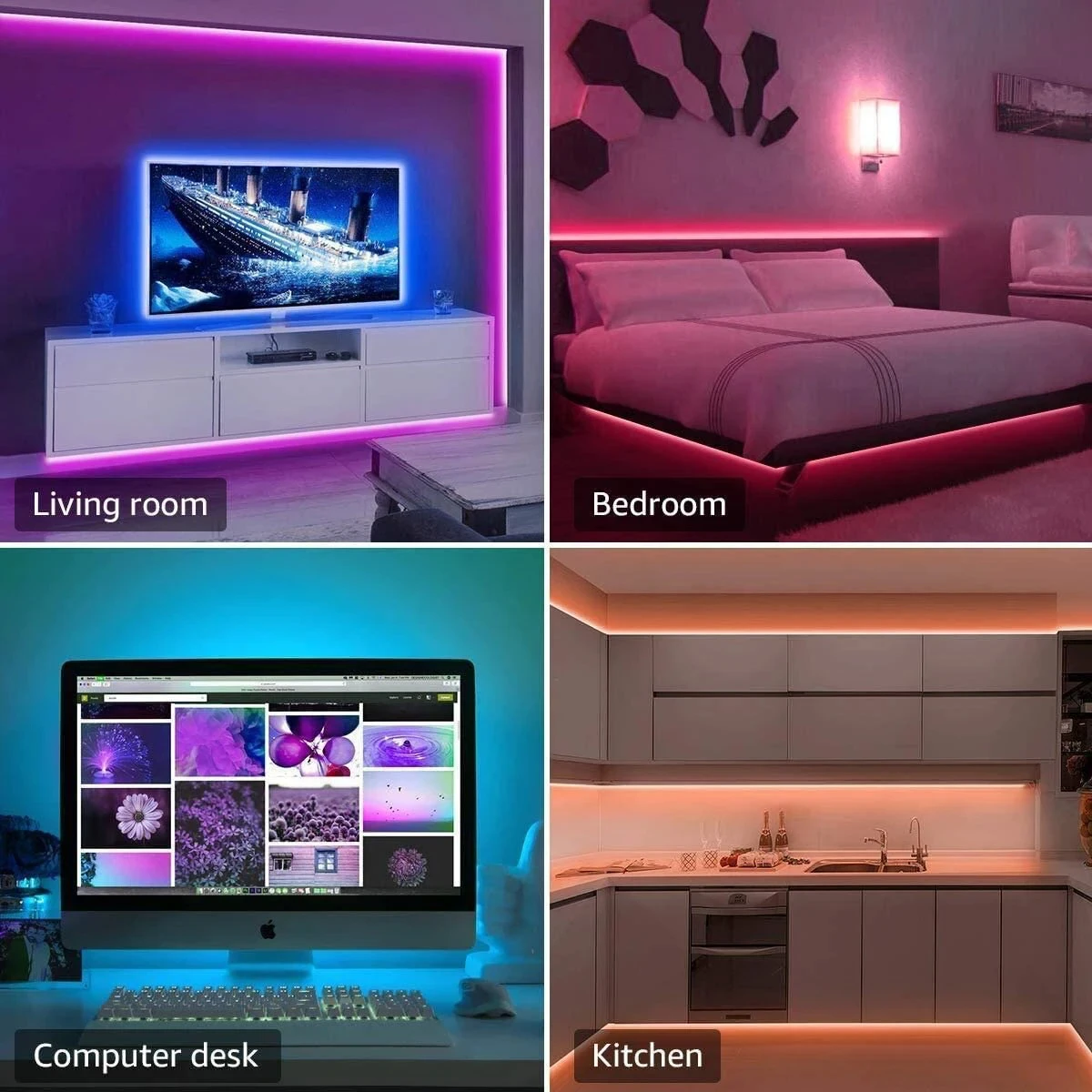 Smart LED Strip Verlichting 5050 RGB Bluetooth APP Afstandsbediening USB 5 V Led Tape Diode Flexibele Lint Lamp Kerst kamer Decor - Image 3