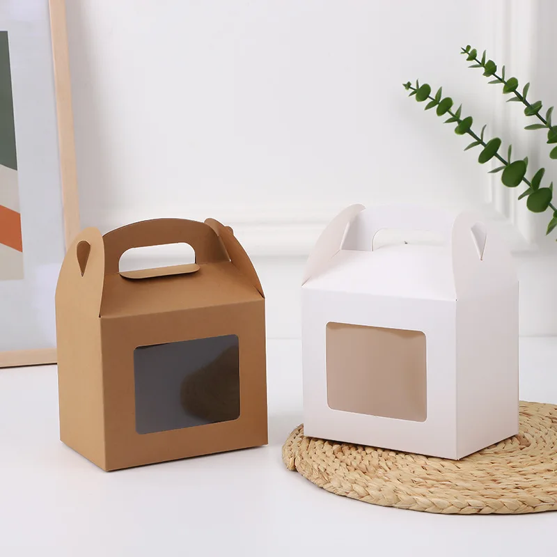 10/20/30 Stuks Hoge Capaciteit Taart Verpakking Dozen Snoep Koekjes Doos Verjaardag Bruiloft Valentijn Chocolade Taart geschenkverpakking Geschenken Zakken