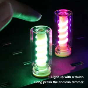 Auto USB-nachtlampje Touch Control LED-gloeilamp Draagbare verlichting Plug en Play Decoratief sfeerlicht voor thuisslaapkamer