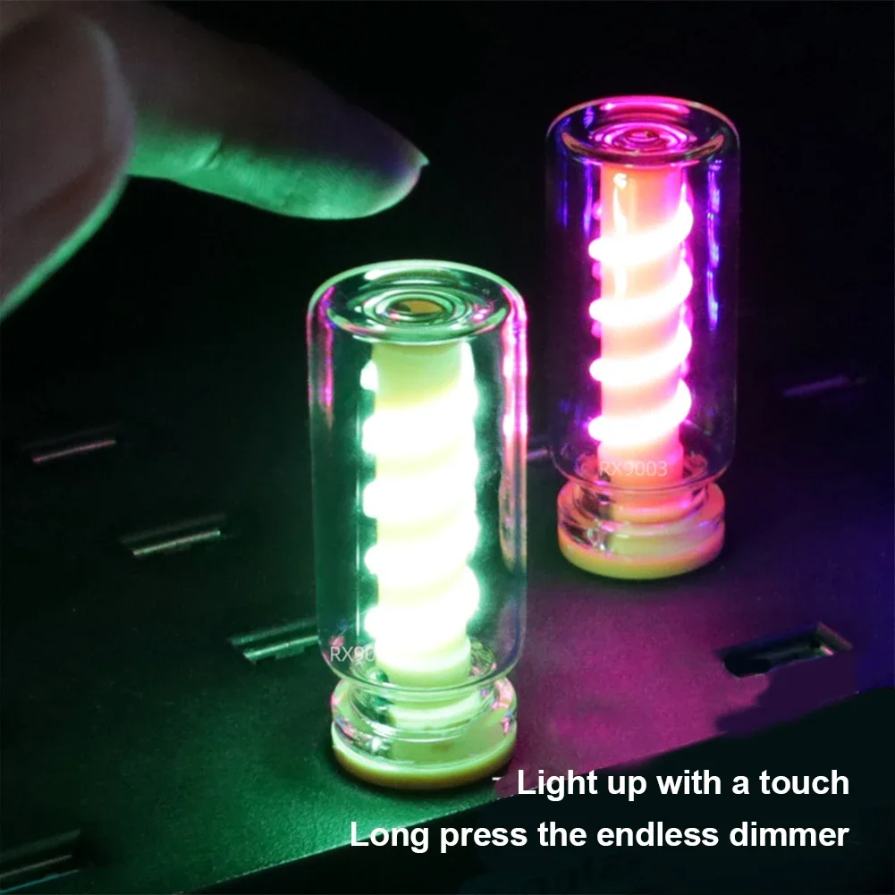 Auto USB-nachtlampje Touch Control LED-gloeilamp Draagbare verlichting Plug en Play Decoratief sfeerlicht voor thuisslaapkamer