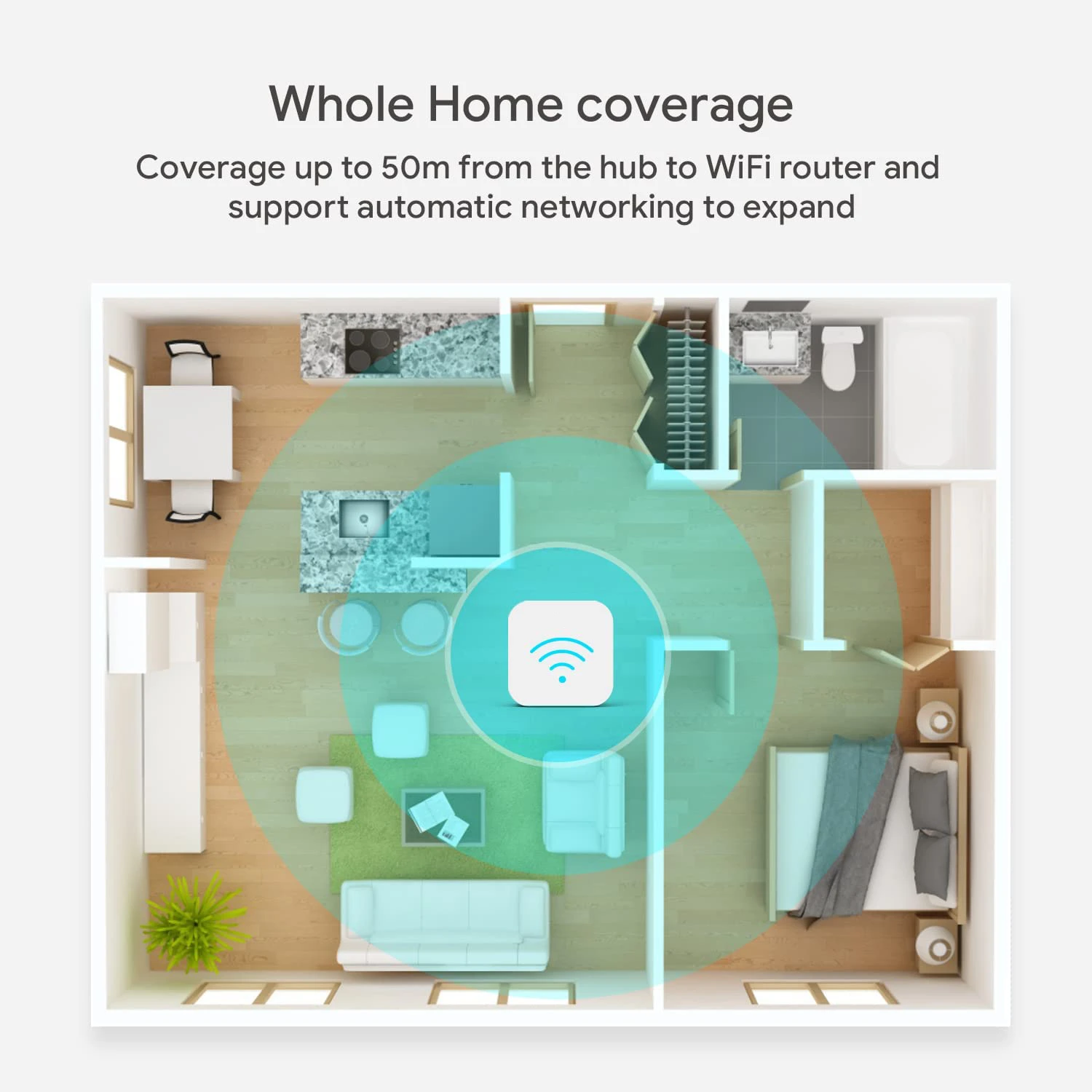 Tuya Zigbee 3.0 Gateway Hub Smart Home Wireless Bridge Smart Life APP Afstandsbediening Automatiseringsapparaat Werkt met Alexa Google - Image 5