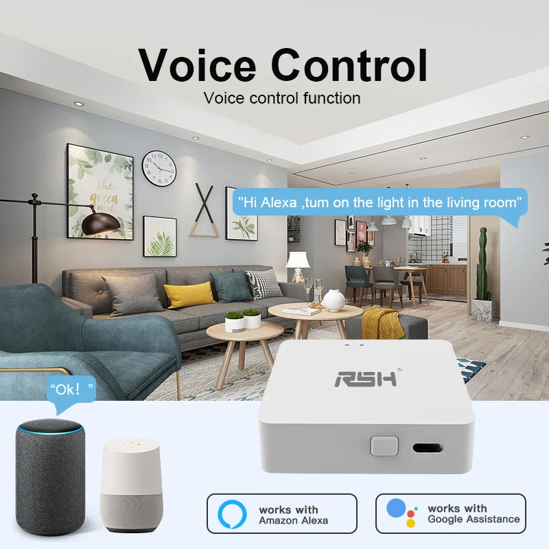 RSH Tuya Multi Mode ZigBee Bluetooth Gateway Hub Smart Home Apparaten Afstandsbediening Brug Ondersteuning Alexa Google Home Voice - Image 4
