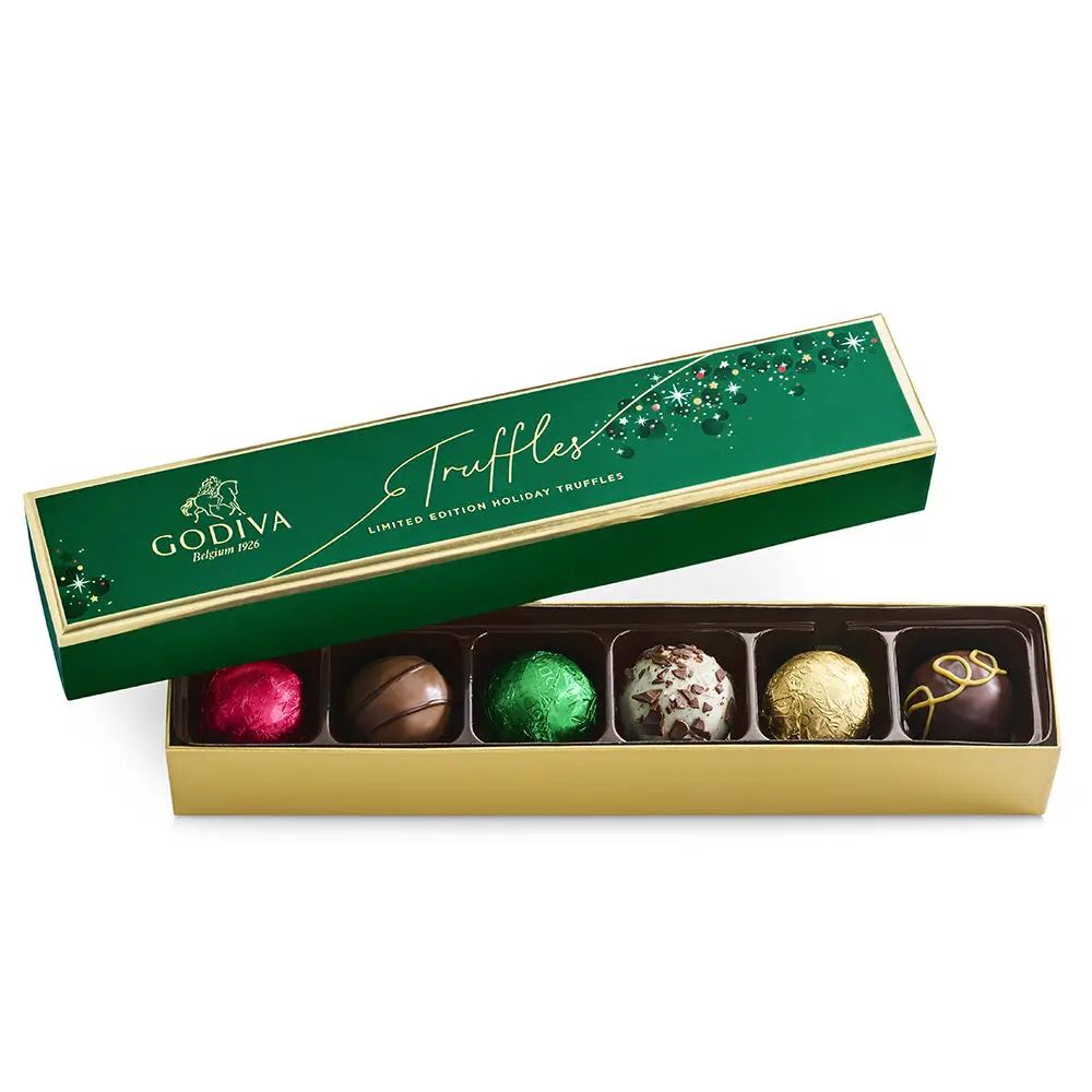 Custom Luxe Gift Papieren Chocolade Verpakking Fabrikant, Magnetische Chocolade Gift Verpakking Dozen Met Insert --- DH2001 - Image 6