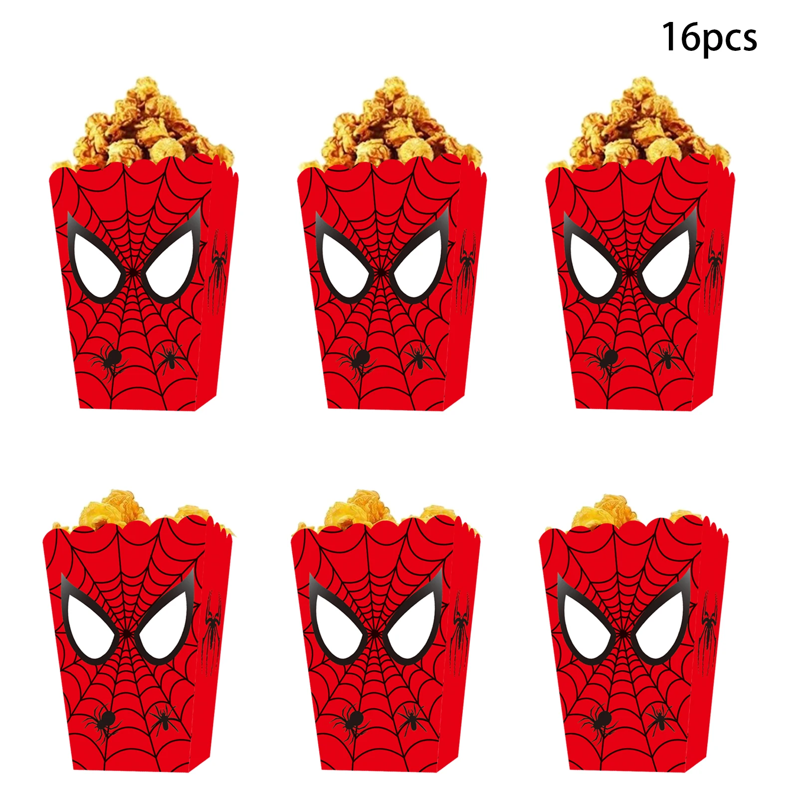 12/16/24pcs Spider Man Out Popcorn Box, Spider Man Thema Snoep Dozen, Spider Man Snacks dozen, Spider Man Geschenken Treats Boxs - Image 4