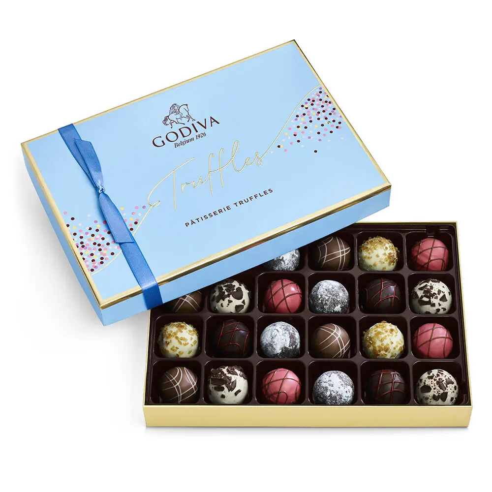 Custom Luxe Gift Papieren Chocolade Verpakking Fabrikant, Magnetische Chocolade Gift Verpakking Dozen Met Insert --- DH2001 - Image 3