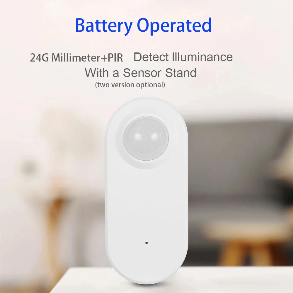 Zigbee Menselijke aanwezigheid + PIR Bewegingsdetectiesensor Luminantiedetector Werkt op batterijen Ondersteuning Zigbee2mqtt Home Assistant - Image 3