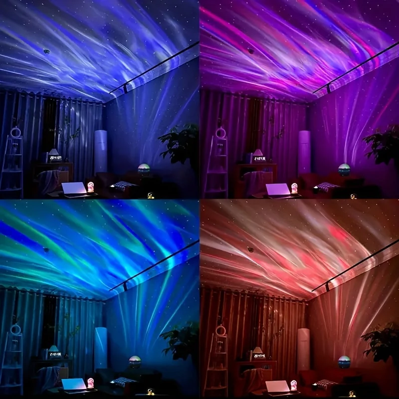 Northern Lights Sterrenhemelprojector LED-nachtlampje met afstandsbediening USB Een verscheidenheid aan stijlen voor thuis Slaapkamer Feestdecoratie - Image 4