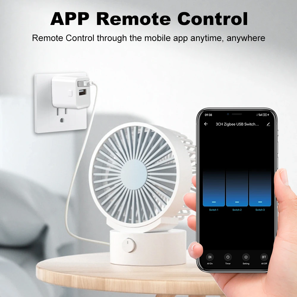 Tuya Smart WiFi/Zigbee Micro USB Adapter Schakelaar 5V Mini 1 2 3 USB Power Adapter Smart Life Control Via Alexa Google Yandex Alice - Image 2
