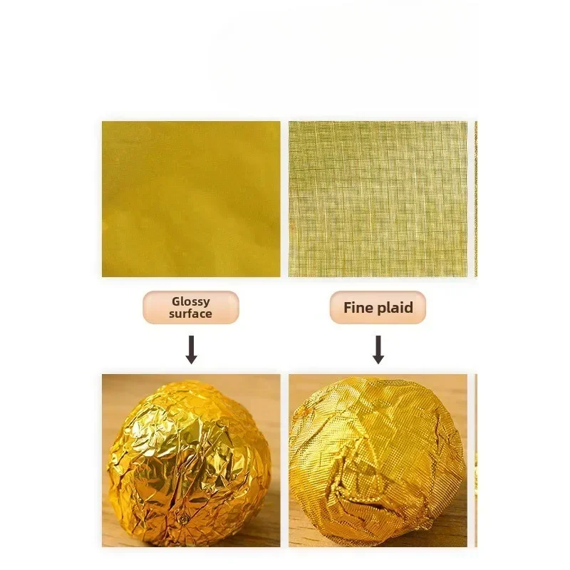 100PCS Grote Dubai Chocolade Candy Bar Wrappers Papier Vellen Voor Zelfgemaakte Aluminiumfolie Tin Folie Voedsel Bruiloft Feestartikelen - Image 6