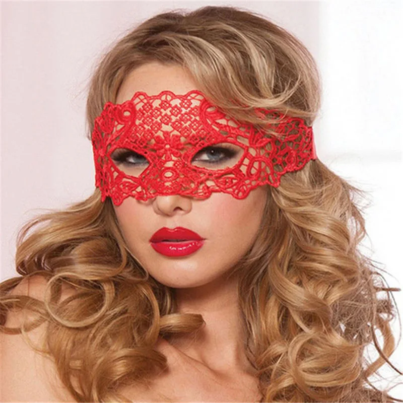 Sexy Hollow Out Babydoll Lingerie Porn Lace Mask Erotic Lingerie Costumes Female Sexy Lingerie Hot Cosplay Party Masks Lenceria - Image 5