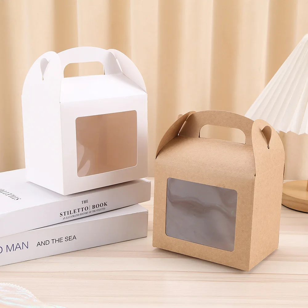 10/20/30 Stuks Hoge Capaciteit Taart Verpakking Dozen Snoep Koekjes Doos Verjaardag Bruiloft Valentijn Chocolade Taart geschenkverpakking Geschenken Zakken - Image 4