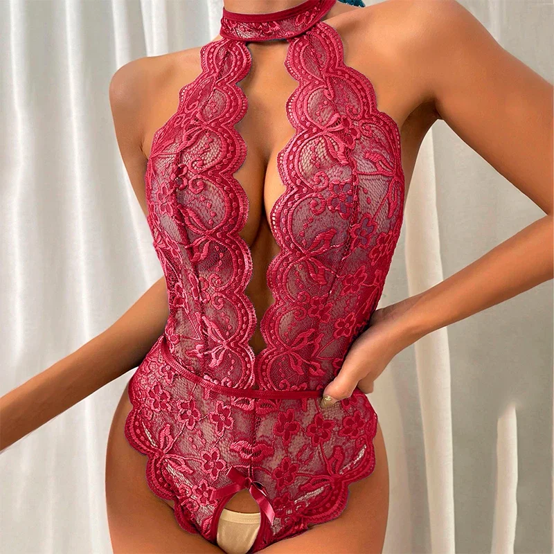Sexy Lingerie Women Role Play Costumes Open Bra Lace Underwear Transparent Nightgown for Sex Sexy Bodysuits Exotic Apparel - Image 2