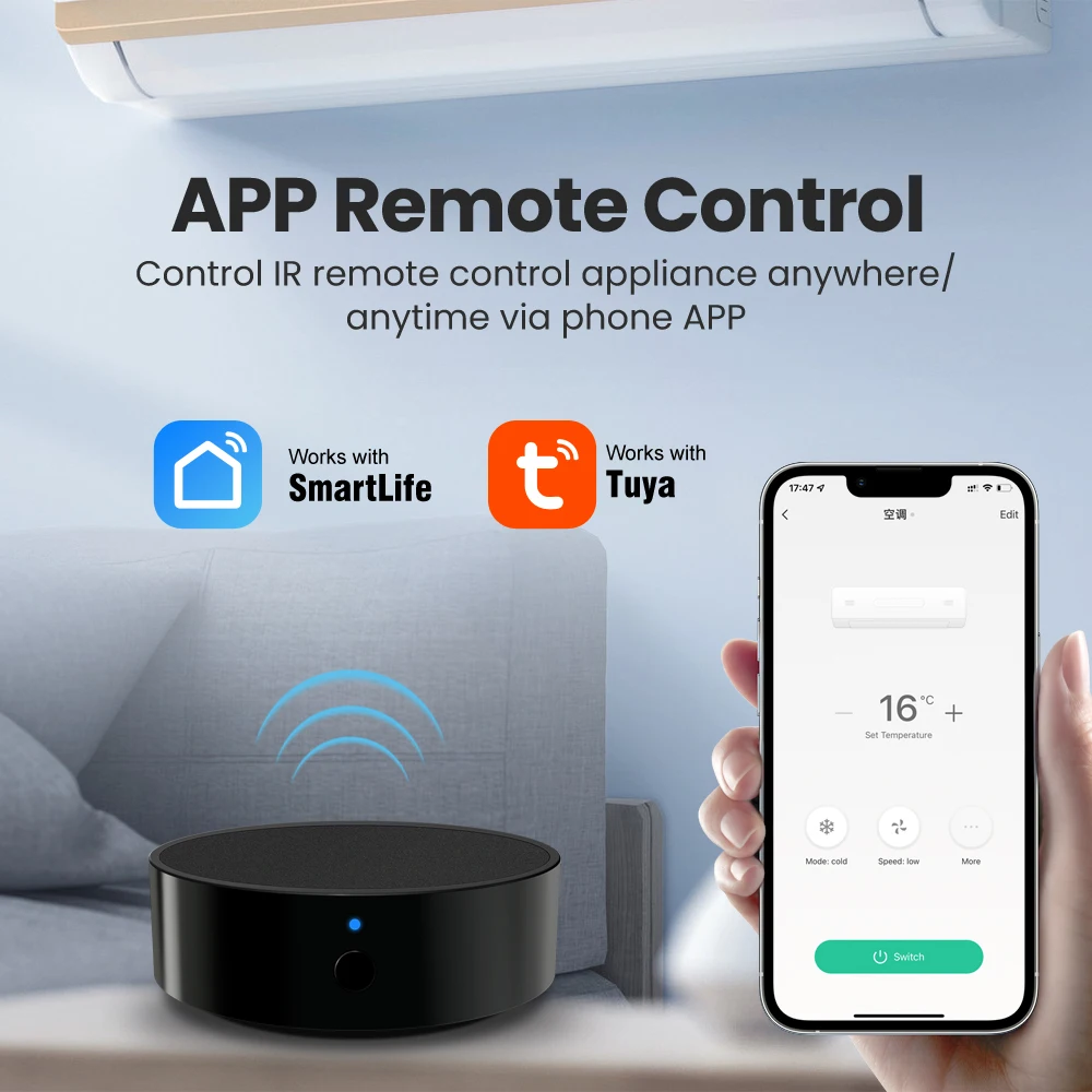 MIUCDA Tuya WiFi Smart RF IR-afstandsbediening, universele afstandsbediening Ondersteunt alle huishoudelijke apparaten en Alexa Google Home - Image 3