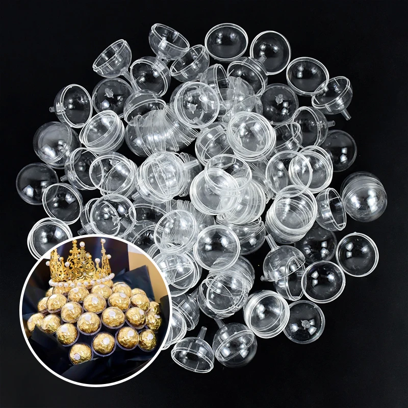 10/20 Stuks Clear Chocolade Doos Truffel Liner Bloem Bonbondoos Boeket Chocolade Bal Houder Case Valentijnsdag geschenkdoos - Image 5