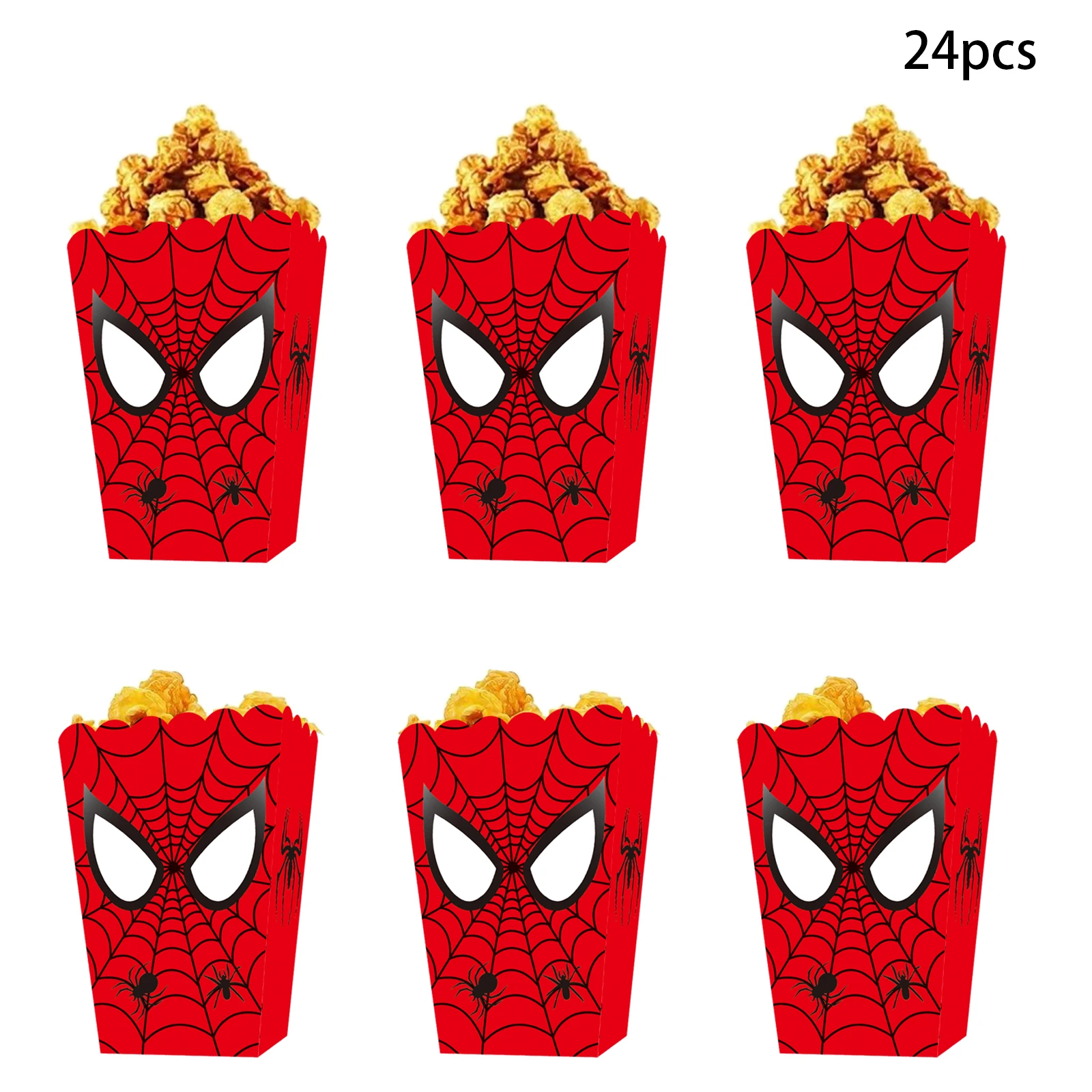 12/16/24pcs Spider Man Out Popcorn Box, Spider Man Thema Snoep Dozen, Spider Man Snacks dozen, Spider Man Geschenken Treats Boxs - Image 5