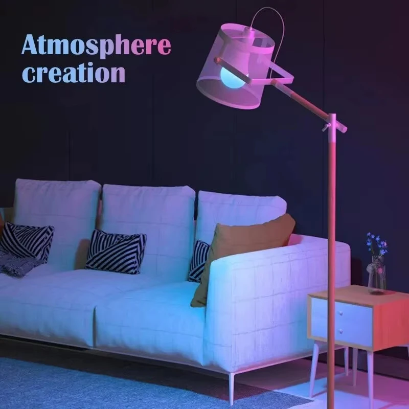 16 kleuren RGB-lamp LED veelkleurige lamp E27 220V huishoudelijke verlichting dimbaar 24-sleutel afstandsbediening slimme lamp sfeerlicht - Image 2