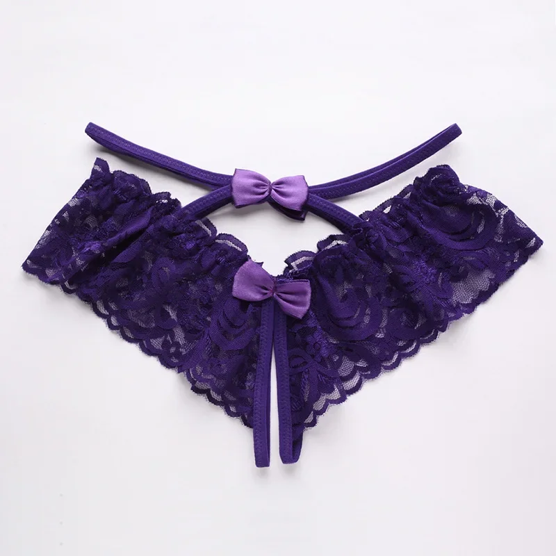 New Women Open Crotch Panties Women Underwear Low Waist Cute Briefs Sexy Lingerie G-String Lady Erotic Underwear Porno Panties - Image 5