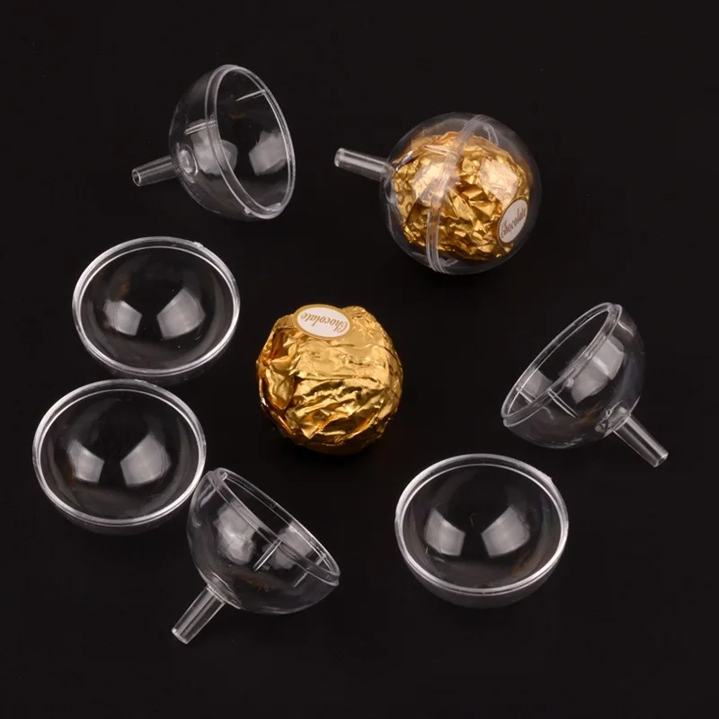 20/30/50 Stuks Clear Chocolade Wrapper Box Truffel Liner Bloem Bonbondoos Chocolade Bal Houder Case Valentijnsdag geschenk Dozen - Image 5